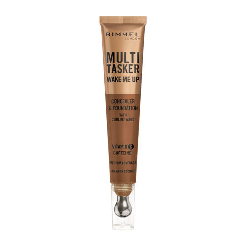 Rimmel London Multi-Tasker Wake Me Up concealer & foundation - 110 Warm Coconut afbeelding
