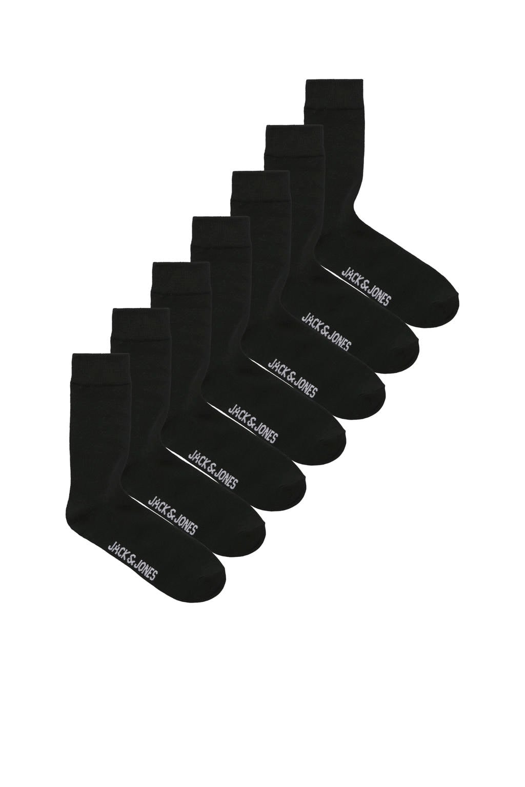 JACK & JONES sokken JACBLACK - zwart (set van 7)