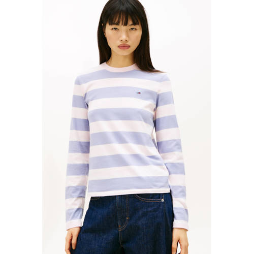 Tommy Jeans gestreepte top wit afbeelding