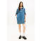 Tommy Jeans denim spijkerjurk medium blue denim
