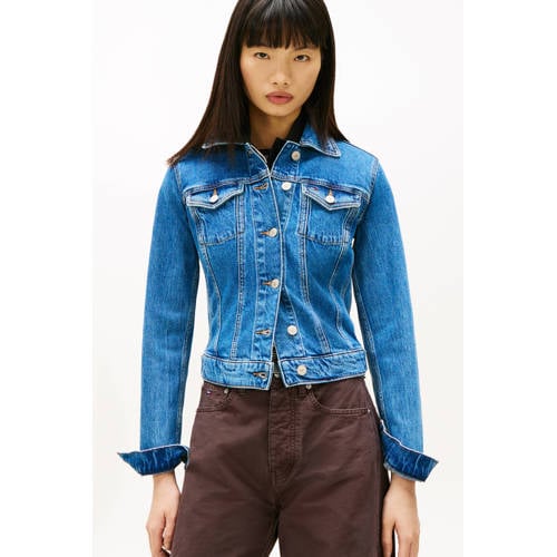 Tommy Jeans denim spijkerjas medium blue denim afbeelding