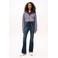 Tommy Jeans high waist flared jeans dark blue denim