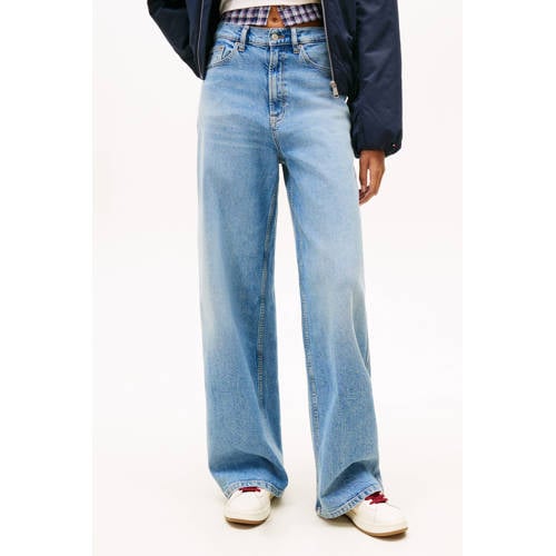 Tommy Jeans wide leg jeans light blue denim afbeelding