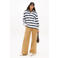 Tommy Jeans gestreepte top ecru
