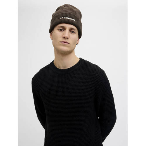 JACK & JONES muts JACSOHO donkerbruin afbeelding