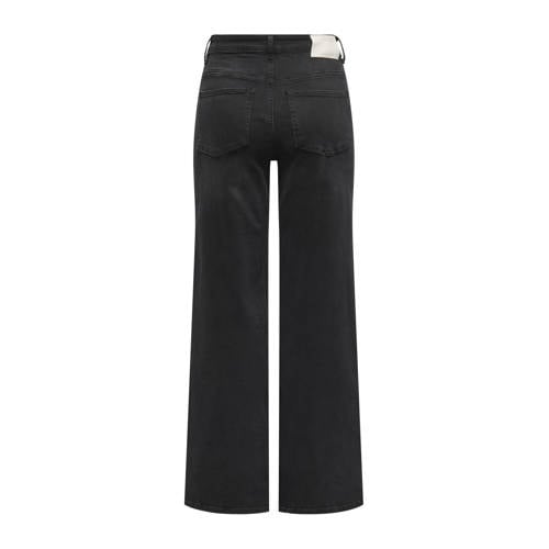 JDY high waist wide leg jeans black denim afbeelding
