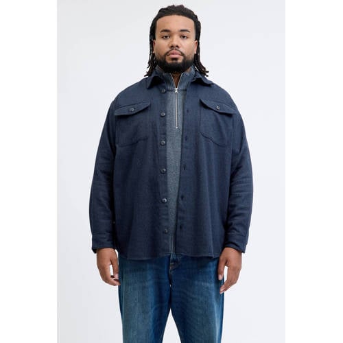 JACK & JONES PLUS SIZE overshirt Plus Size donkerblauw afbeelding