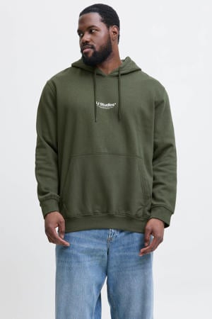 hoodie Plus Size donkergroen