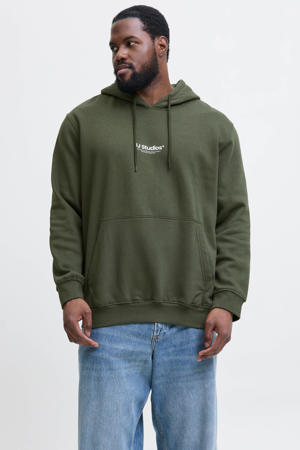 hoodie Plus Size donkergroen