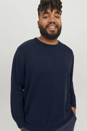 pullover fijn gebreid Plus Size donkerblauw