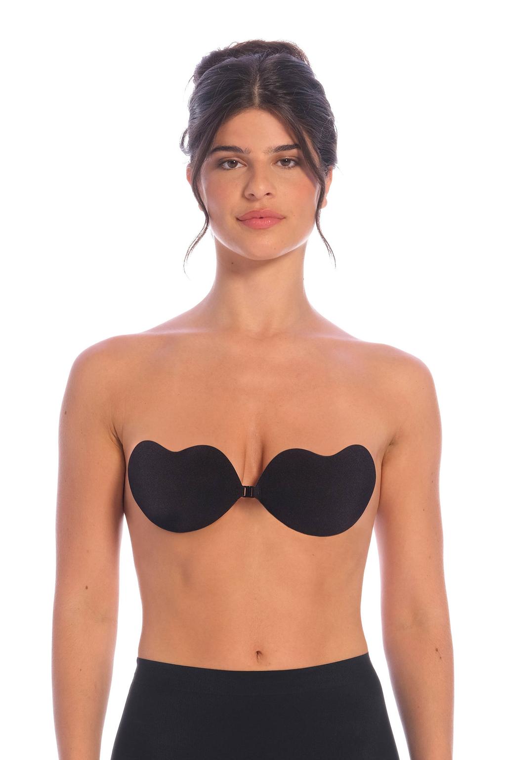Perfect Secrets voorgevormde strapless plak bh No Show Bra zwart