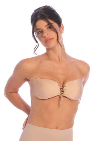 voorgevormde strapless plak bh Boost Bra beige