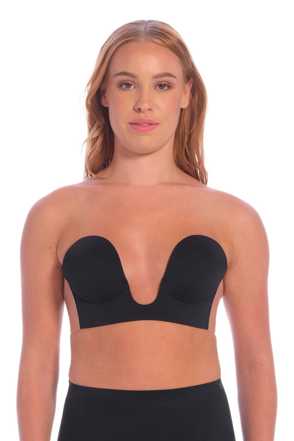 Perfect Secrets voorgevormde strapless plak bh Perfect Plunge Bra zwart