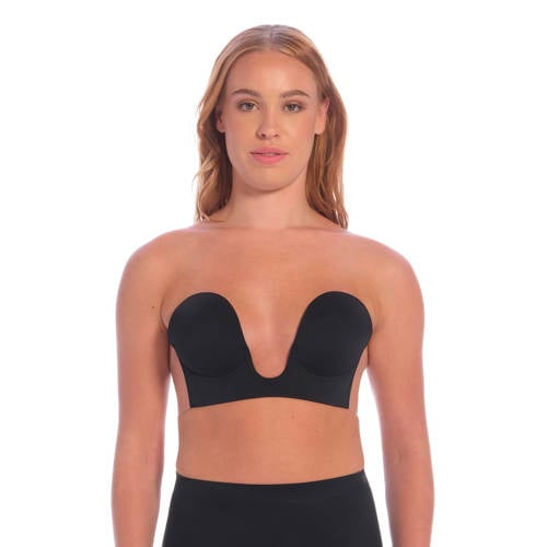 Perfect Secrets voorgevormde strapless plak bh Perfect Plunge Bra zwart afbeelding