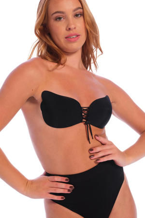 voorgevormde strapless plak bh Boost Bra zwart