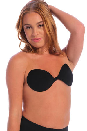 voorgevormde strapless plak bh Stick On Bra zwart