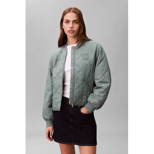 CALVIN KLEIN JEANS bomberjack mintgroen afbeelding