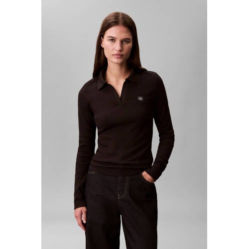 CALVIN KLEIN JEANS top zwart afbeelding