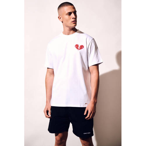 Croyez regular T-shirt wit afbeelding
