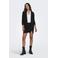 JDY regular blazer met krijtstreep zwart met glitter