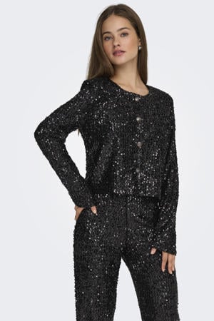 Vrouwen Pailletten Blazer Pailletten Jas Casual Lange Mouw Vrouwen Pailletten Blazer Pailletten Jas Casual Lange Mouw