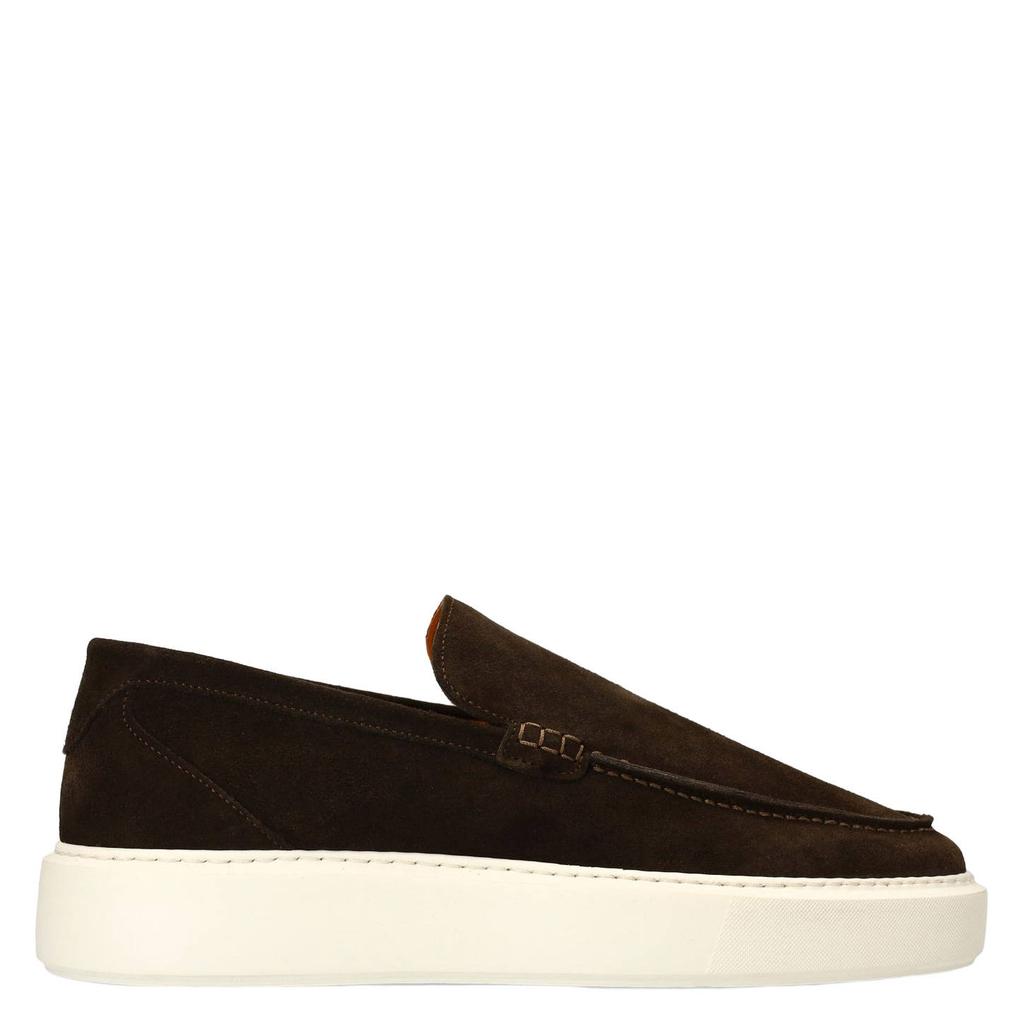 Bruine heren Manfield suède loafers