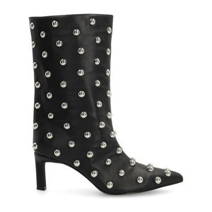 halfhoge laarzen met studs zwart