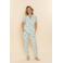 Charlie Choe pyjamatop met ruches lichtblauw