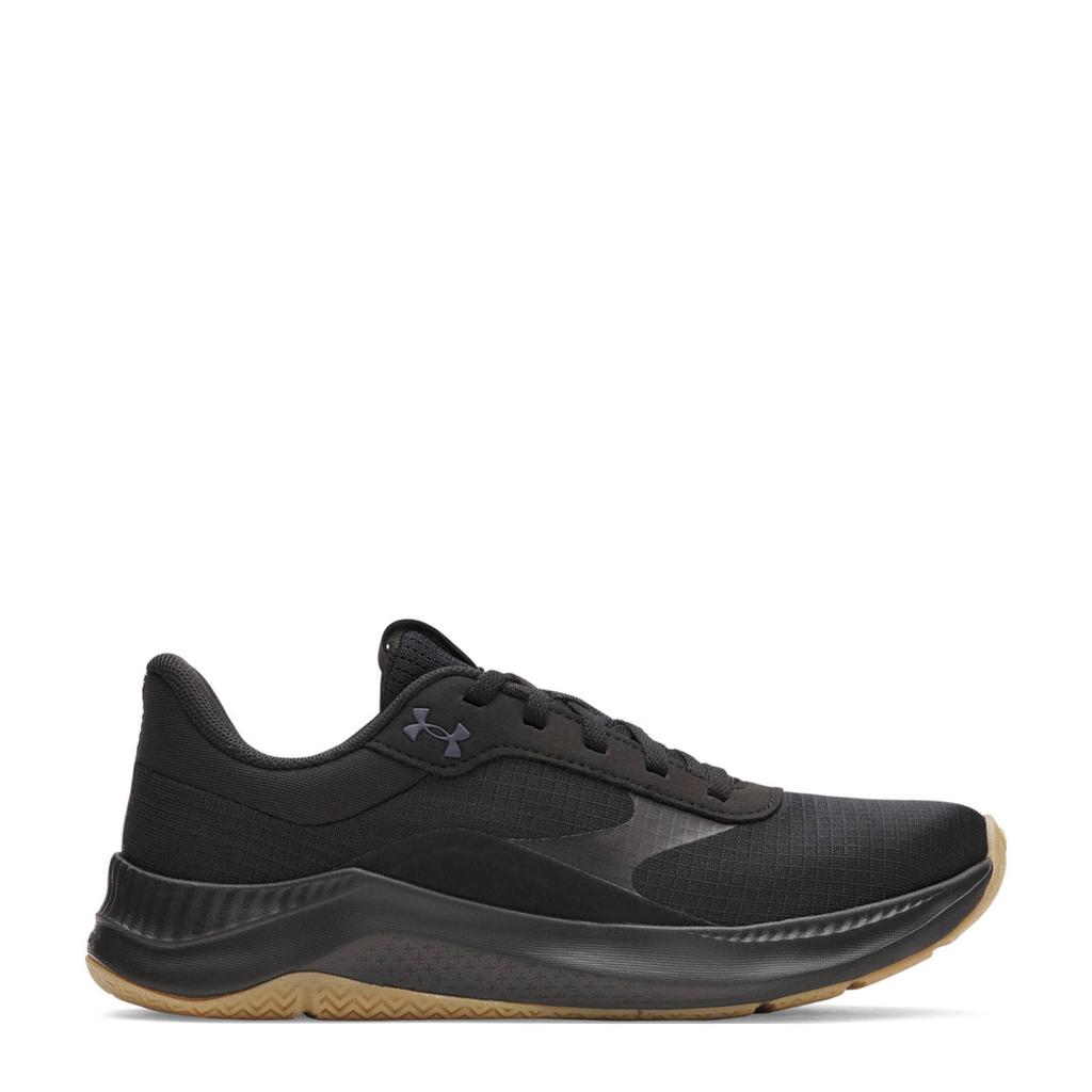 Zwarte dames Under Armour Aurora 3 fitness schoenen van mesh-suède/voering: mesh/voetbed: eva met veters