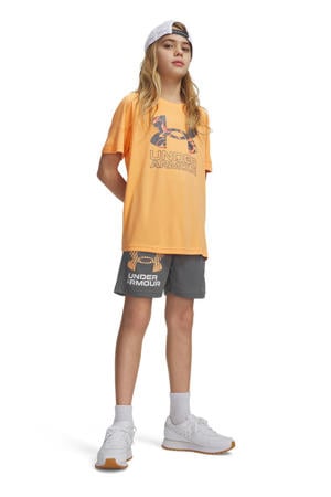 Tech Logo sportshort grijs
