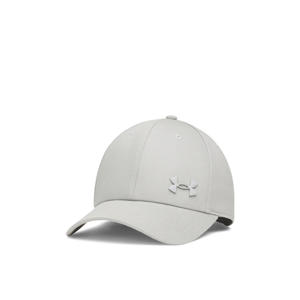 katoenen pet met logo grijs