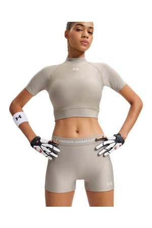 Heatgear sporttop lichtgrijs