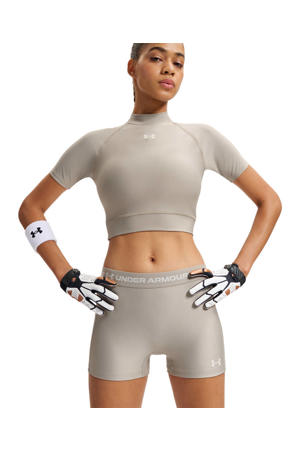 Heatgear sporttop lichtgrijs