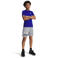 Under Armour Tech logo sportshort lichtgrijs