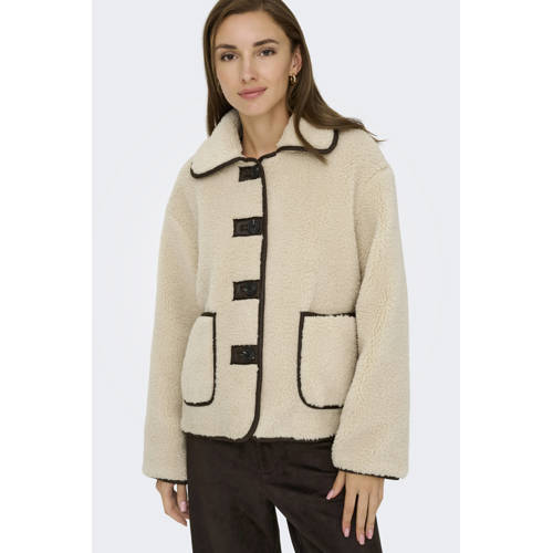 JDY teddy jas beige afbeelding