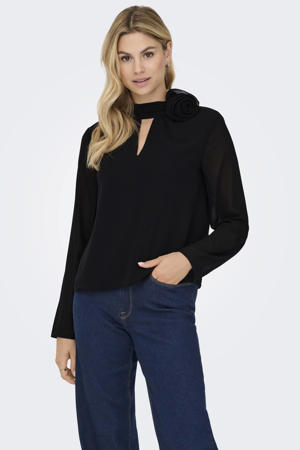 blousetop zwart