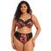 Elomi high leg slip Morgan zwart/rood