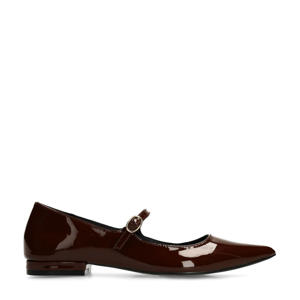 Mary Jane's lak loafers bruin