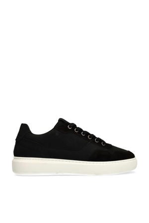 suède sneakers zwart