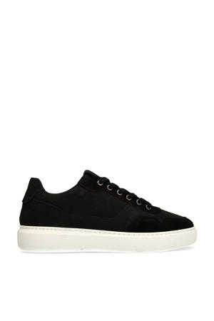 suède sneakers zwart