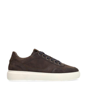 suède sneakers grijs