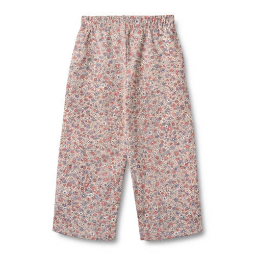 Wheat relaxed gebloemde casual broek lichtroze afbeelding