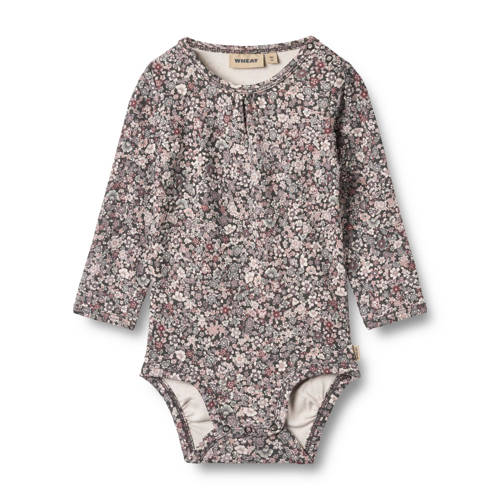 Wheat romper met bloemenprint paars afbeelding