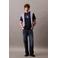 CALVIN KLEIN JEANS oversized T-shirt donkerblauw