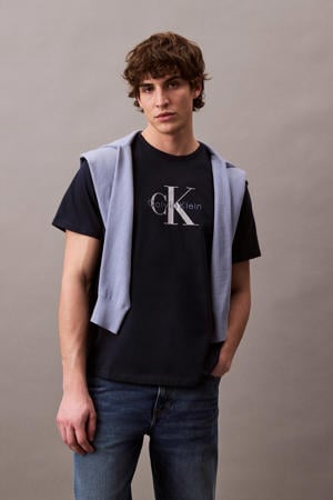 oversized T-shirt donkerblauw