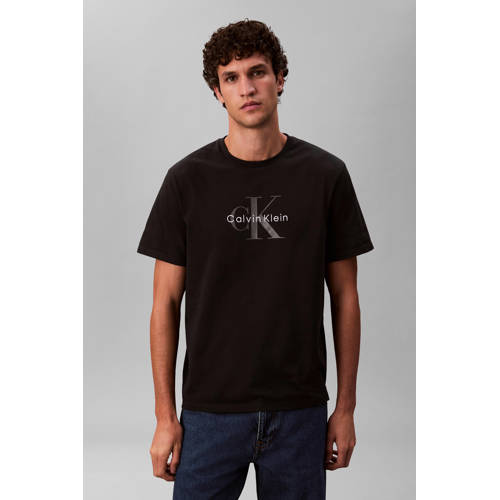 CALVIN KLEIN JEANS Oversized T-shirt zwart afbeelding