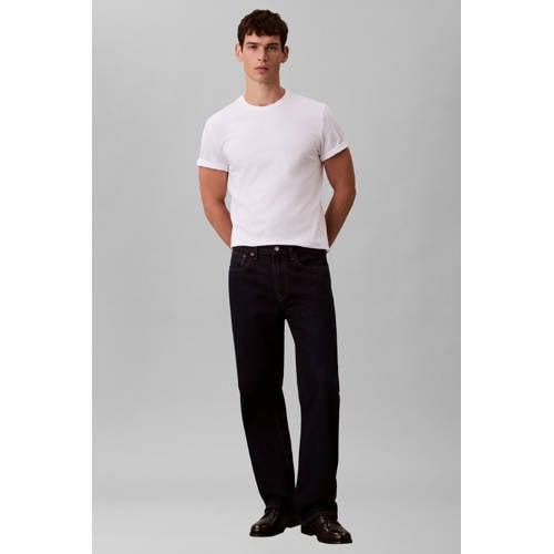 CALVIN KLEIN JEANS Rechtvallend T-shirt wit afbeelding