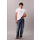 CALVIN KLEIN JEANS straight leg jeans dark blue denim