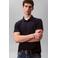 CALVIN KLEIN JEANS regular polo donkerblauw