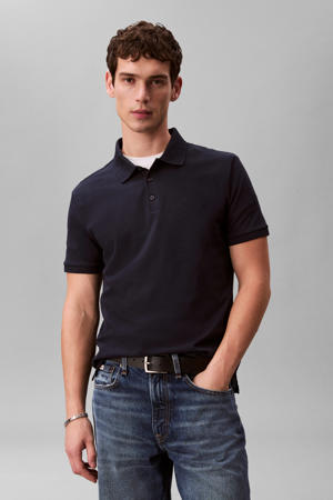 regular polo donkerblauw